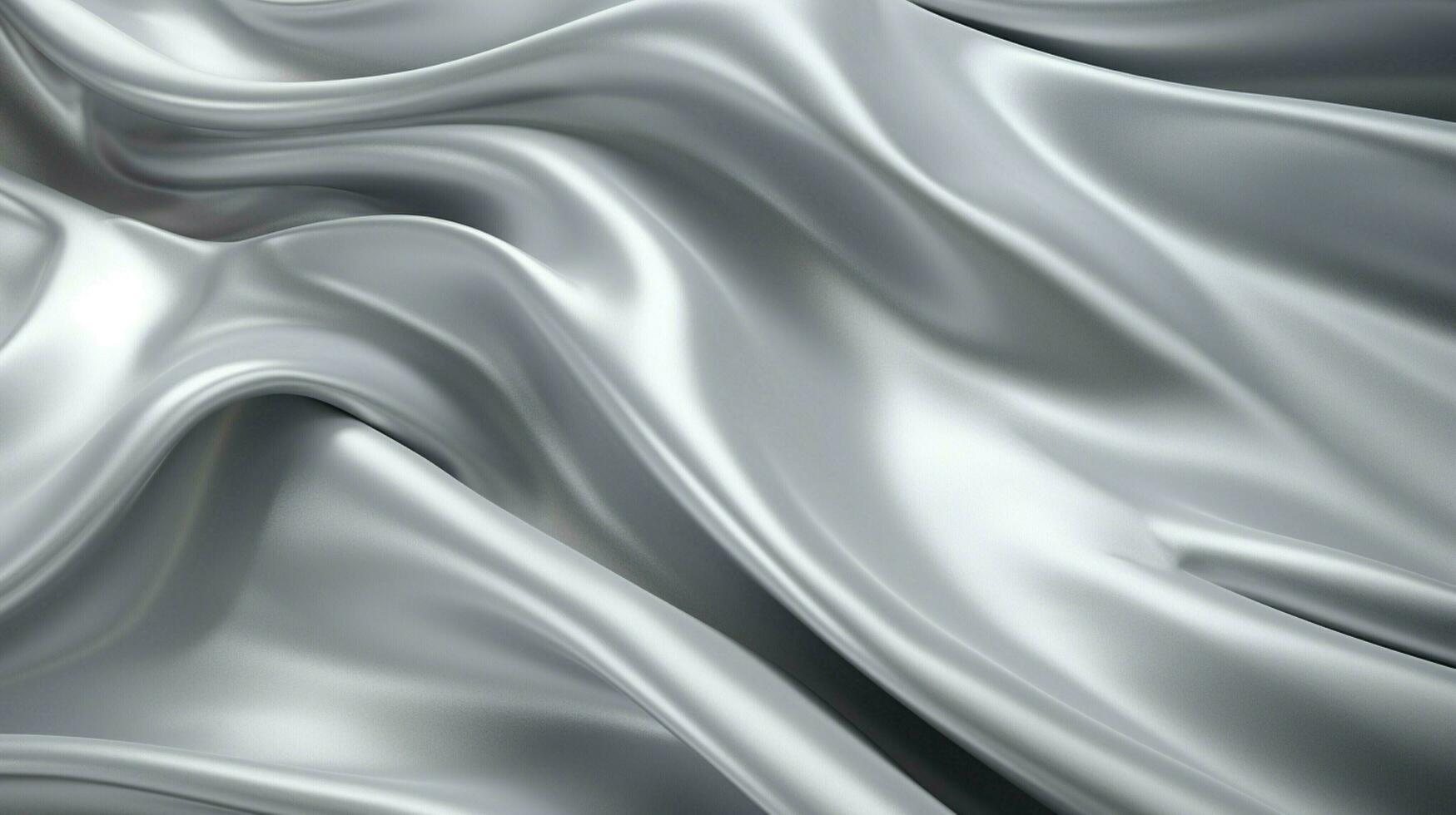 AI generated Silver soft background photo