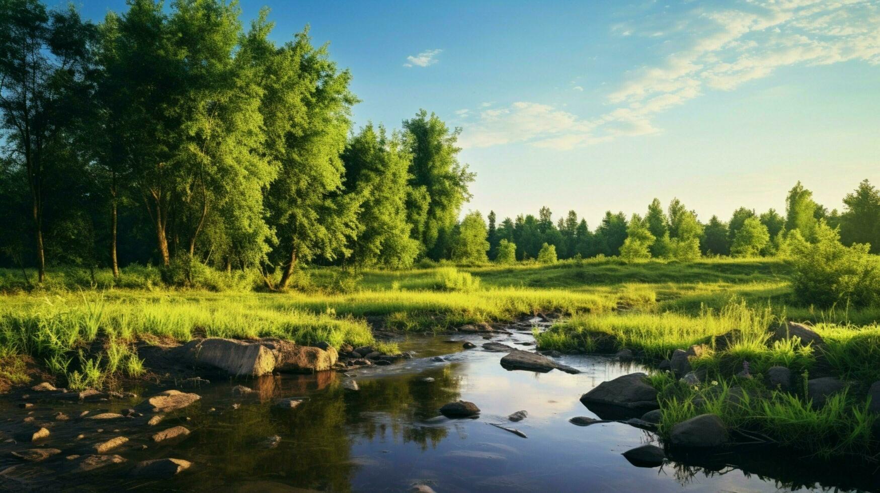 ai generado naturaleza paisajes antecedentes foto