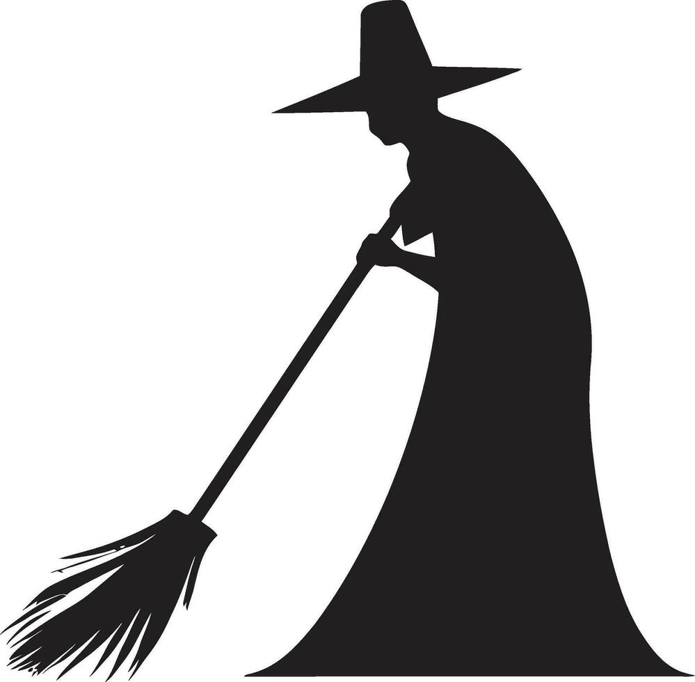 Witchs Broomstick ParadeBroomstick Thrills in the Dark A Halloween Mystery vector
