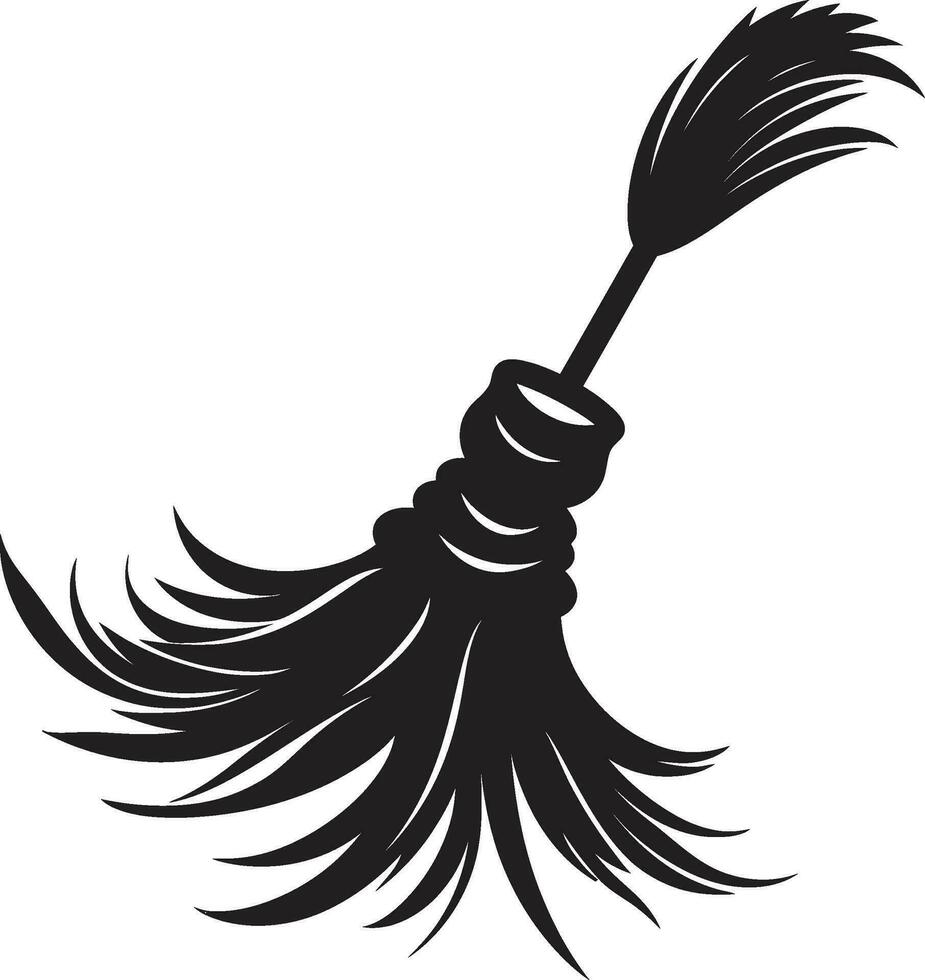 Sweeping Up Halloween MagicBroomstick Ballet A Spooky Performance vector
