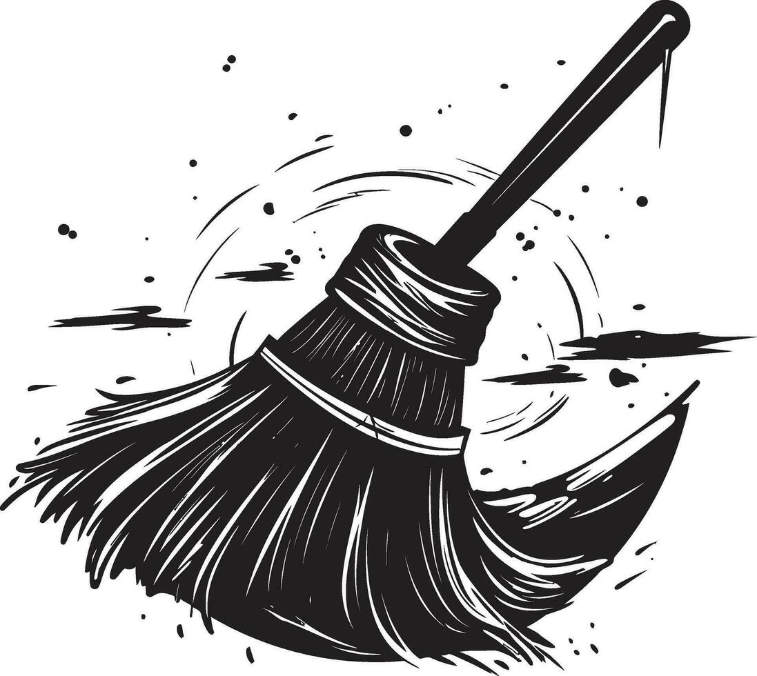 Midnight Broomstick MischiefThe Broomsticks Halloween Curse vector