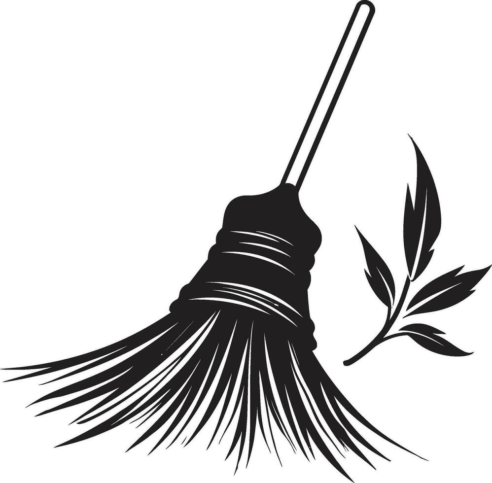 Broomstick Wonders on Halloween EveThe Mysterious Broomstick Ride vector