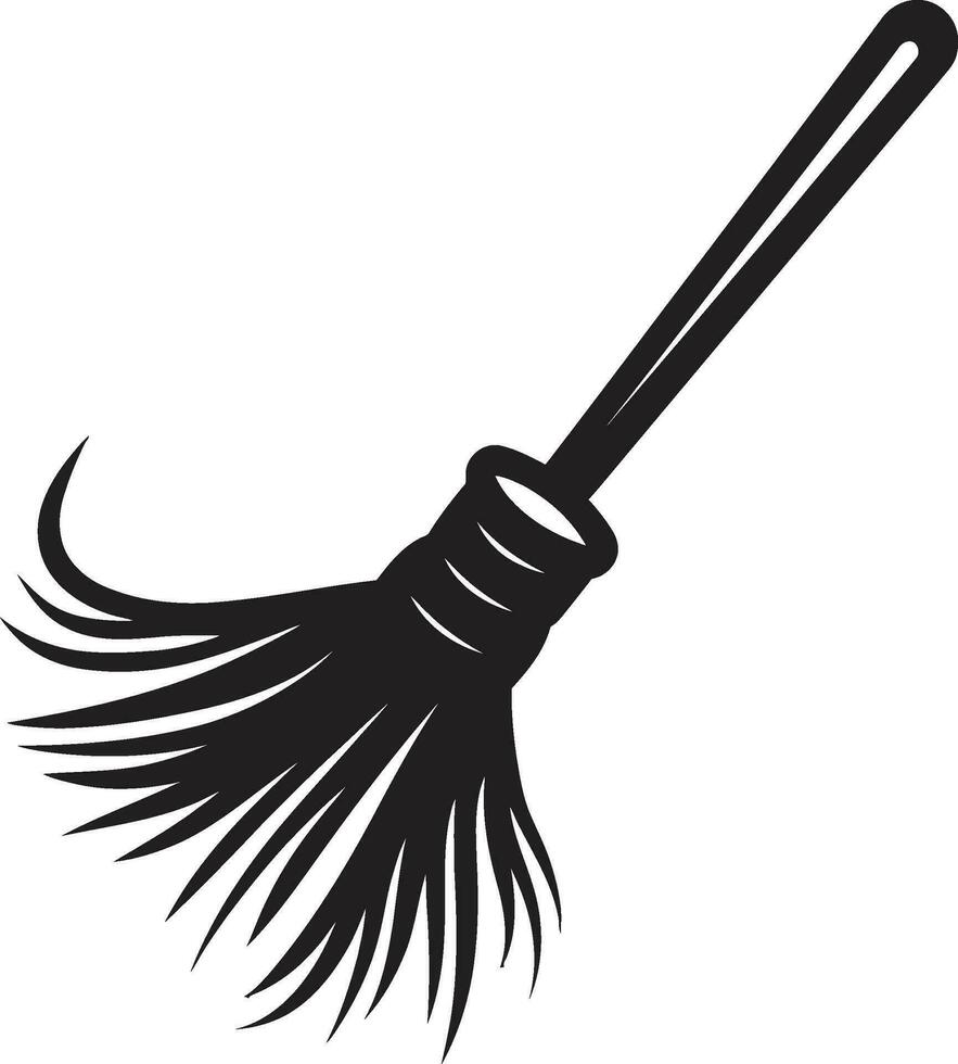 Broomstick Quest for HalloweenThe Enchanted Broomstick Manor vector