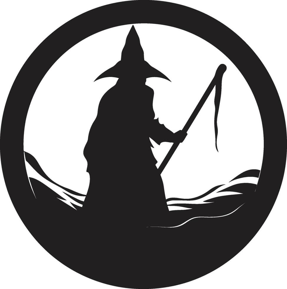 Witchs Brew and Broomstick SpellsBroomstick Wonders on Halloween Eve vector