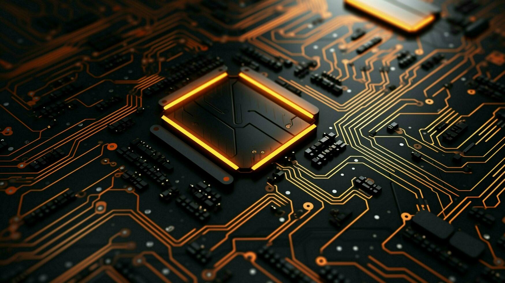 AI generated circuit board background photo