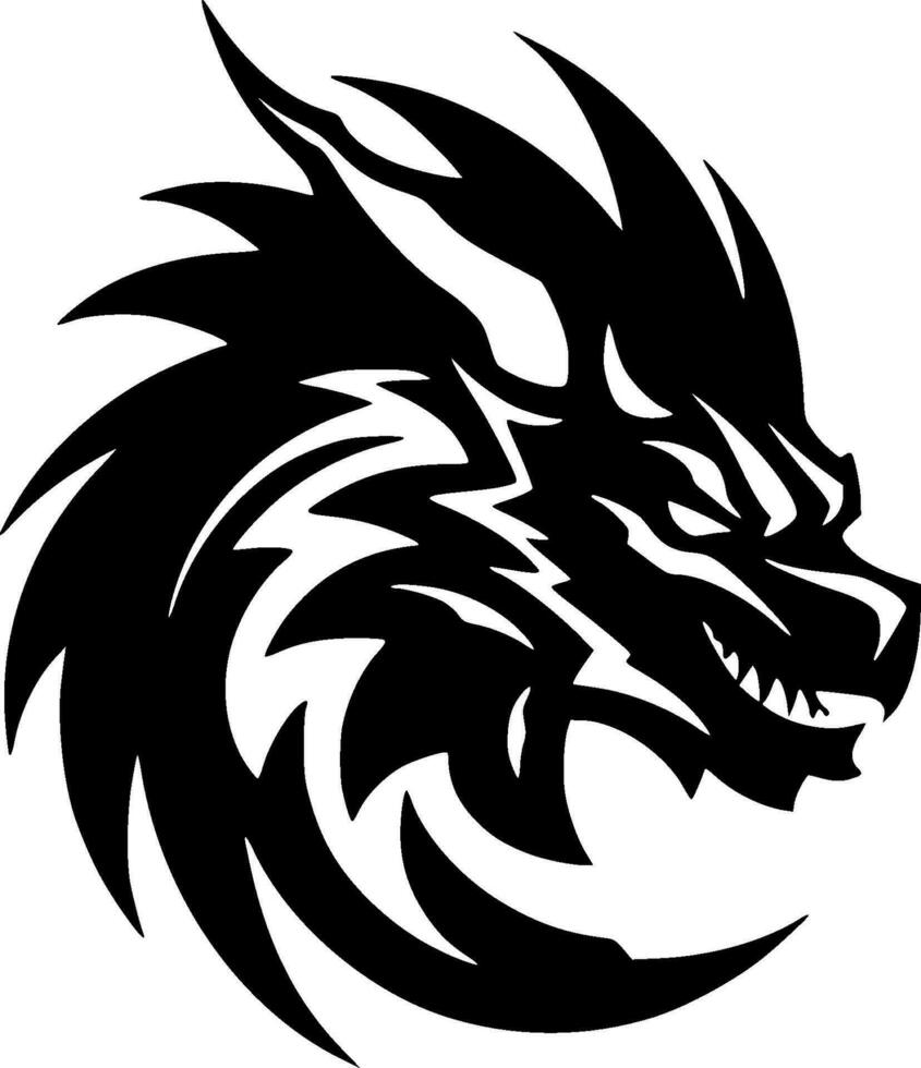 Dragon - High Quality Vector Logo - Vector illustration ideal for T-shirt graphic