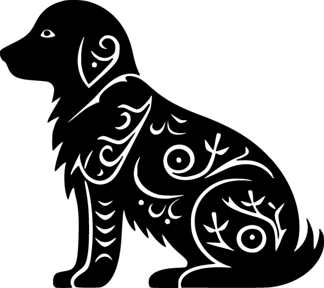 Dog - High Quality Vector Logo - Vector illustration ideal for T-shirt graphic