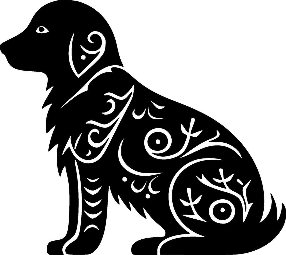 Dog - High Quality Vector Logo - Vector illustration ideal for T-shirt graphic