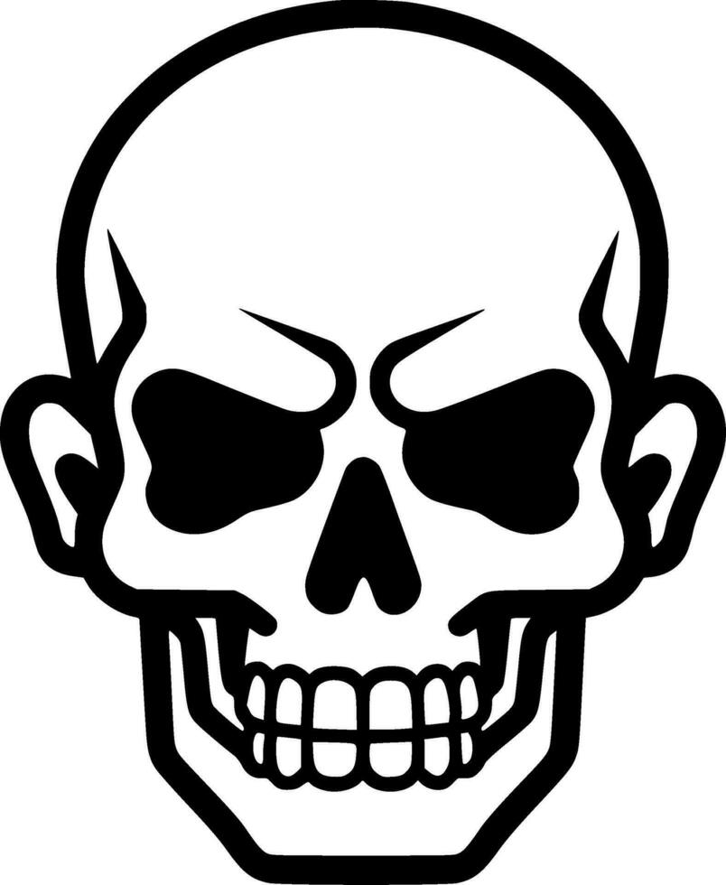 Skull - High Quality Vector Logo - Vector illustration ideal for T-shirt graphic