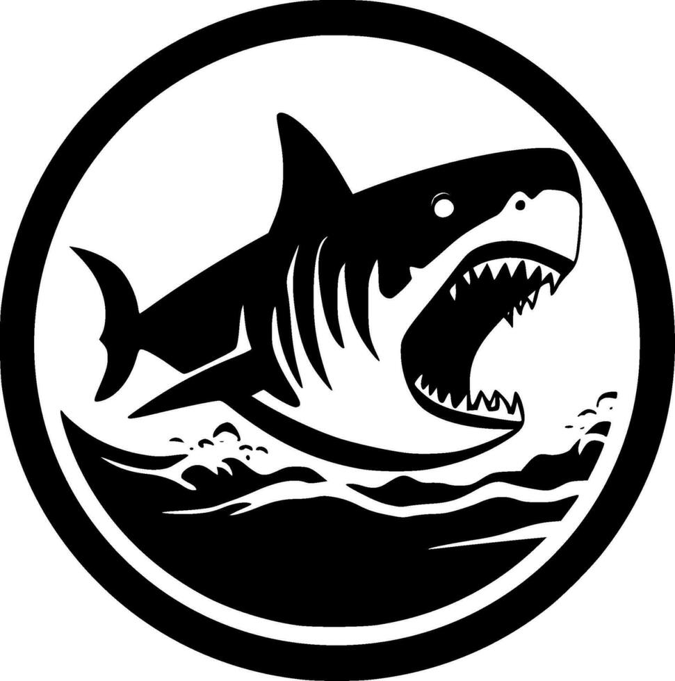 Shark - High Quality Vector Logo - Vector illustration ideal for T-shirt graphic