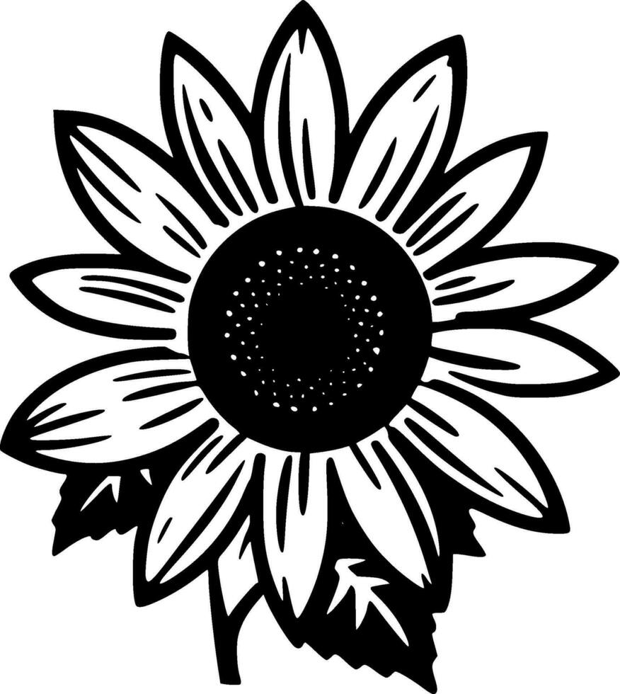 Flower - High Quality Vector Logo - Vector illustration ideal for T-shirt graphic