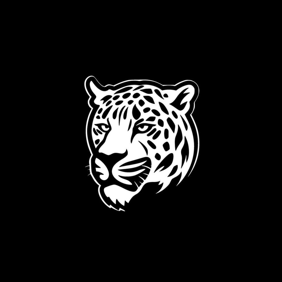 Leopard, Minimalist and Simple Silhouette - Vector illustration