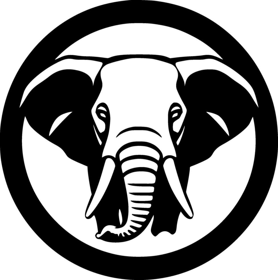 Elephant - High Quality Vector Logo - Vector illustration ideal for T-shirt graphic