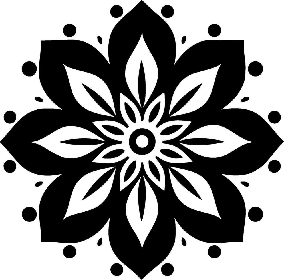 Mandala - High Quality Vector Logo - Vector illustration ideal for T-shirt graphic