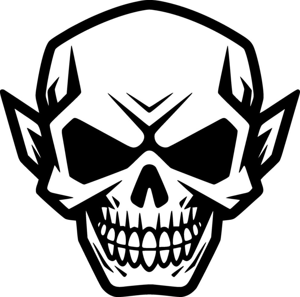 Skull - High Quality Vector Logo - Vector illustration ideal for T-shirt graphic