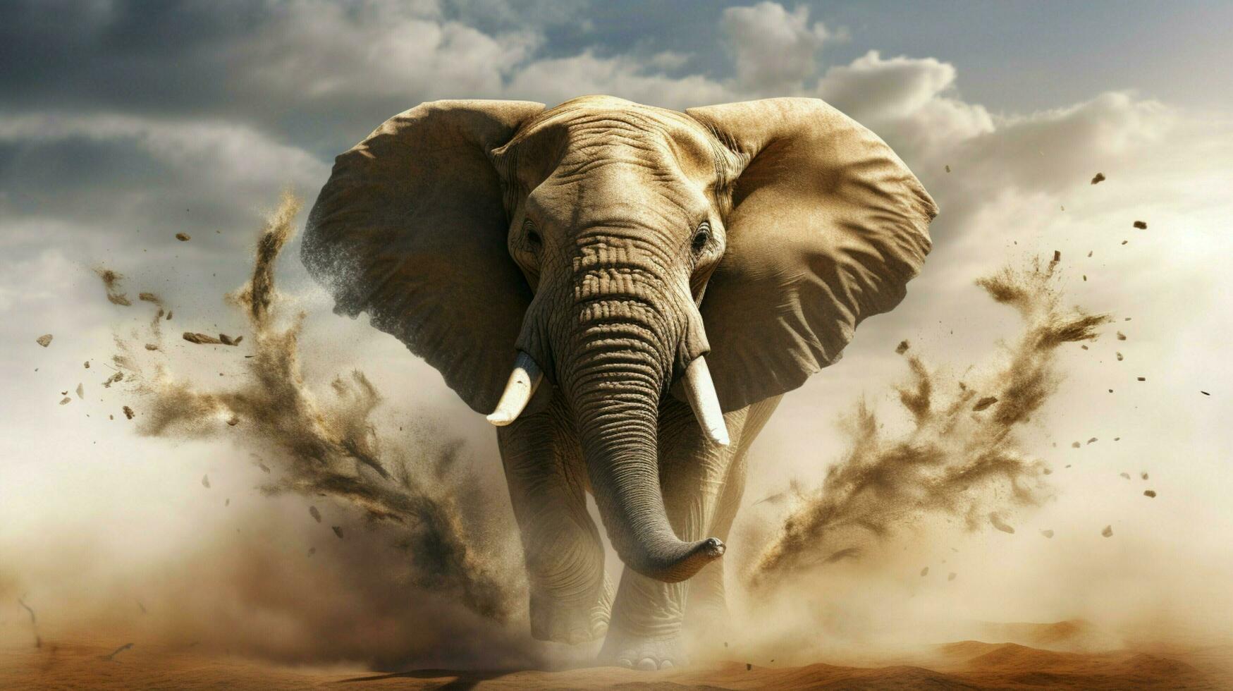 AI generated Ivory hard background photo