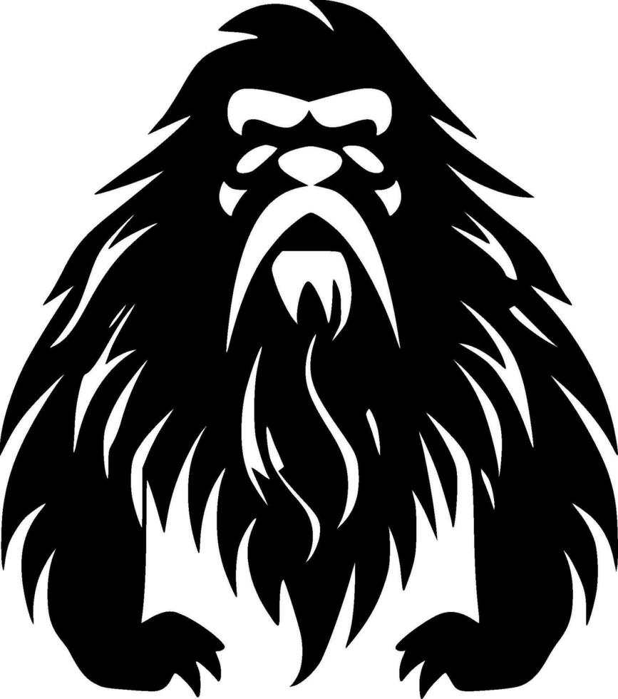 Bigfoot - Minimalist and Flat Logo - Vector illustration