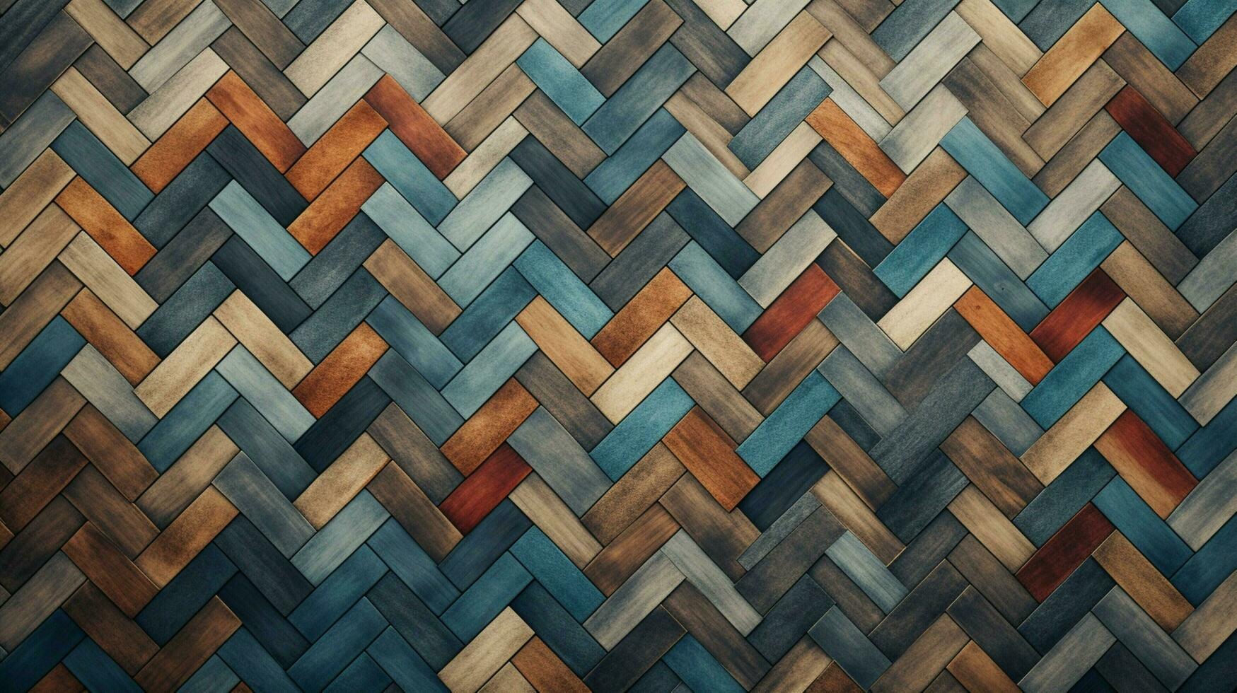 AI generated Herringbone Patterns background photo