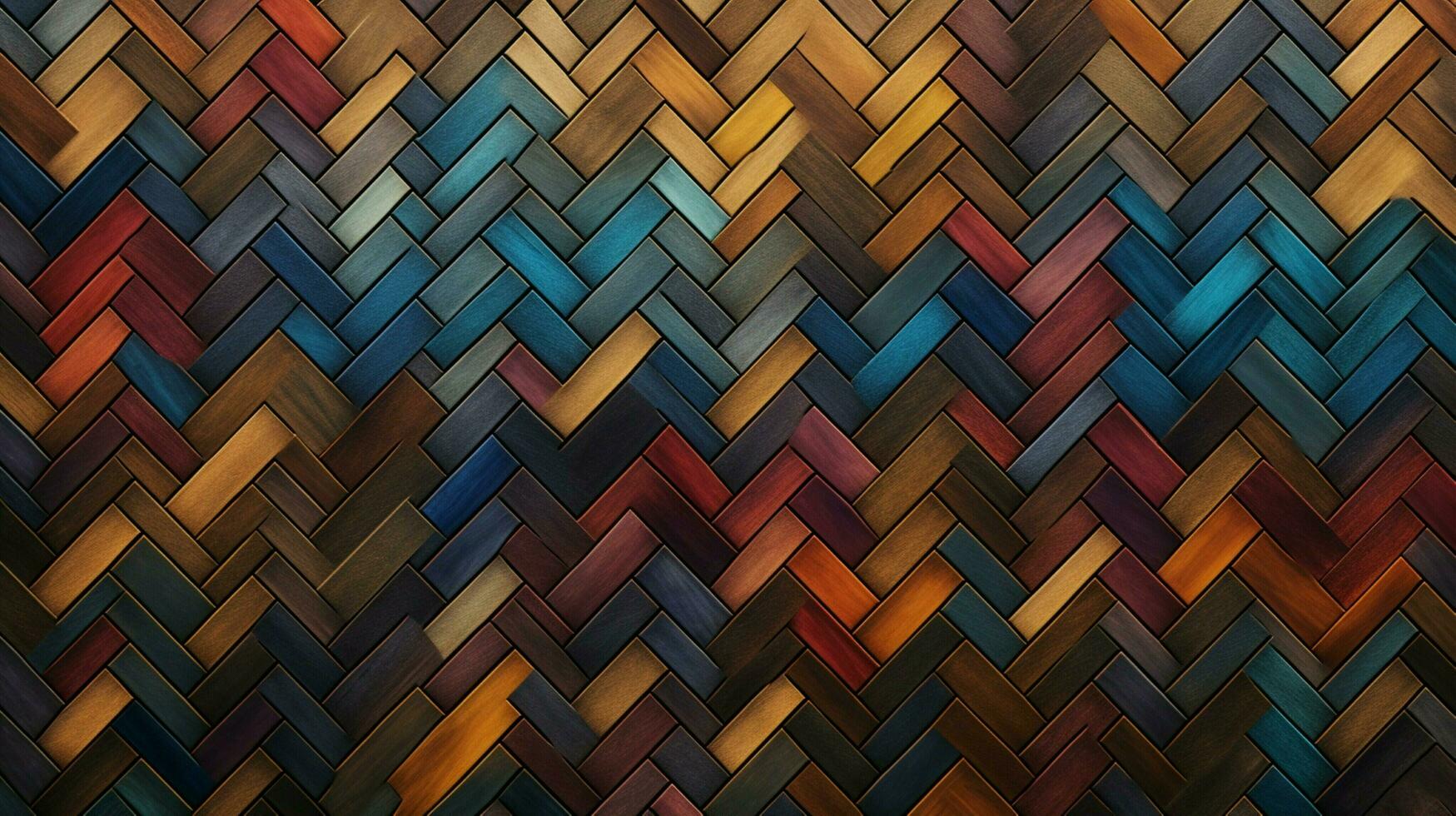 AI generated Herringbone Patterns background photo