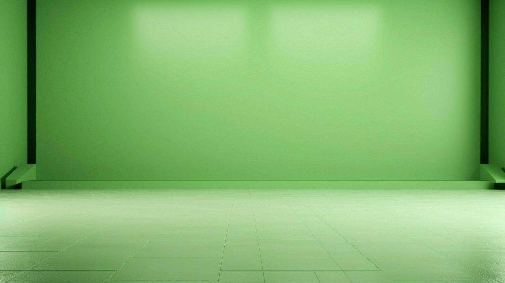 AI generated Pista green hard background photo