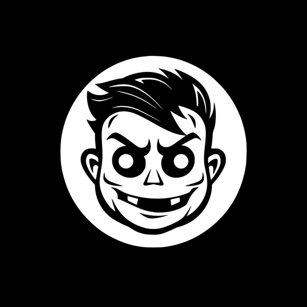 Halloween - Black and White Isolated Icon - Vector illustration