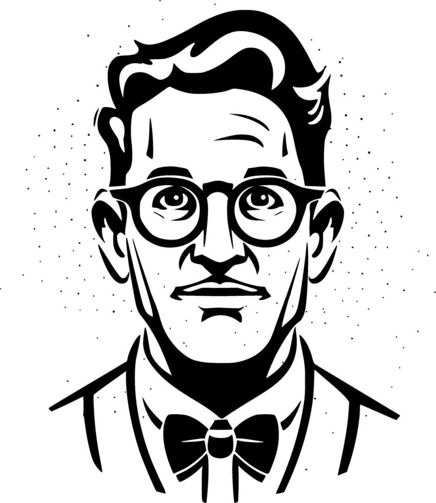 Teacher, Minimalist and Simple Silhouette - Vector illustration