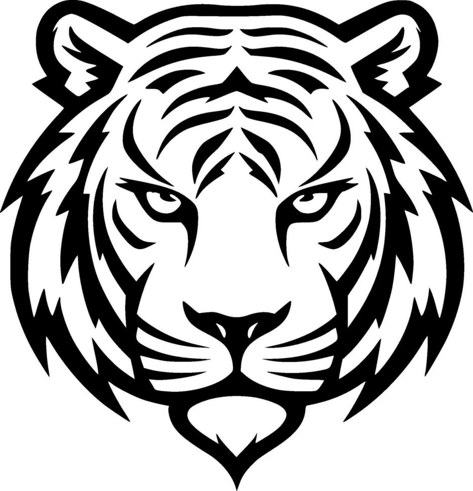 Tiger - High Quality Vector Logo - Vector illustration ideal for T-shirt graphic