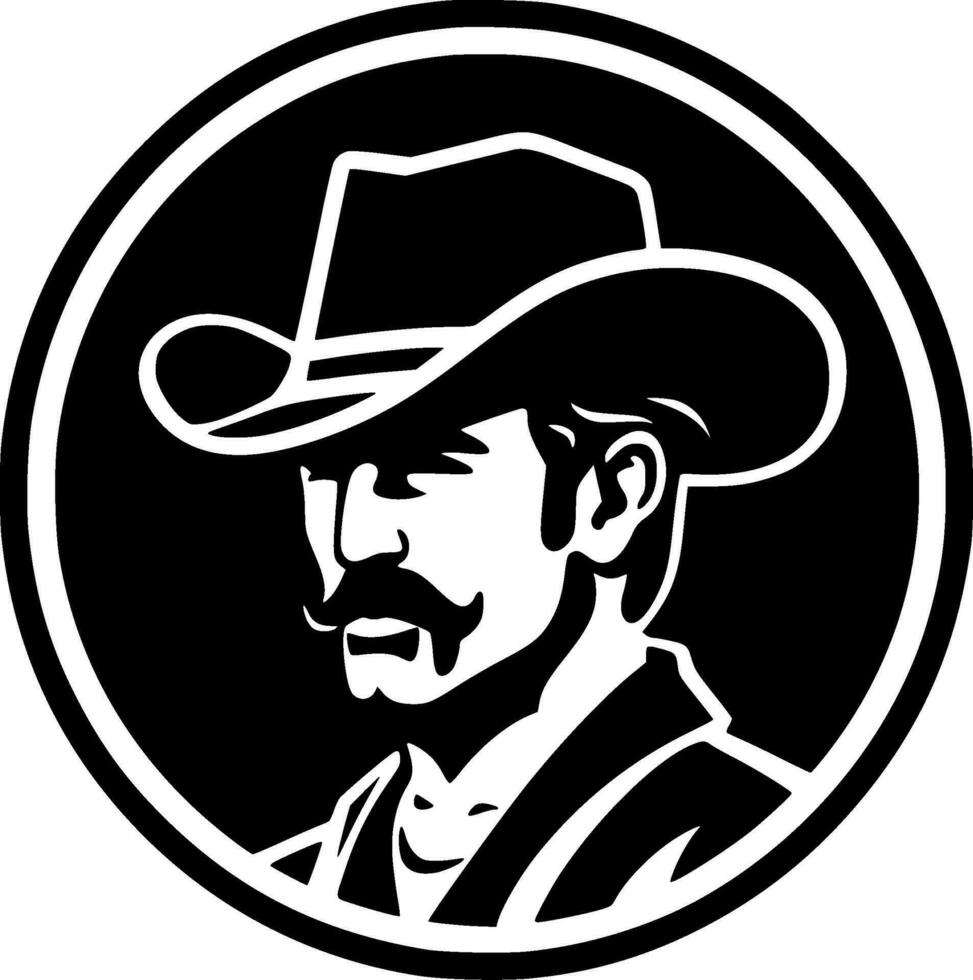 Western - High Quality Vector Logo - Vector illustration ideal for T-shirt graphic