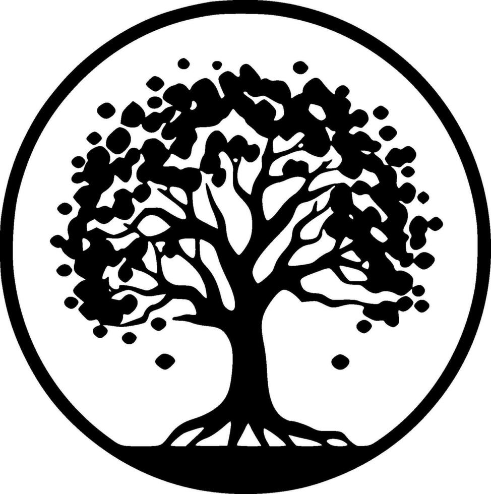 Tree - High Quality Vector Logo - Vector illustration ideal for T-shirt graphic