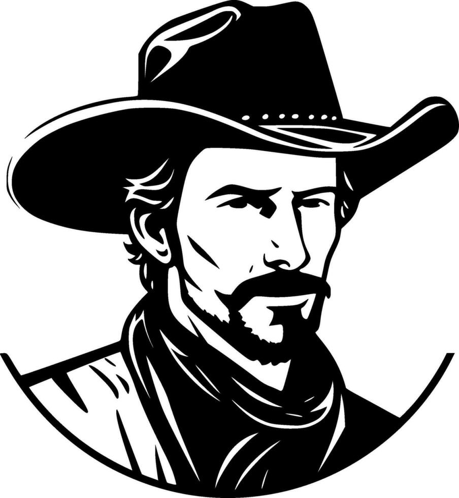 Western - High Quality Vector Logo - Vector illustration ideal for T-shirt graphic