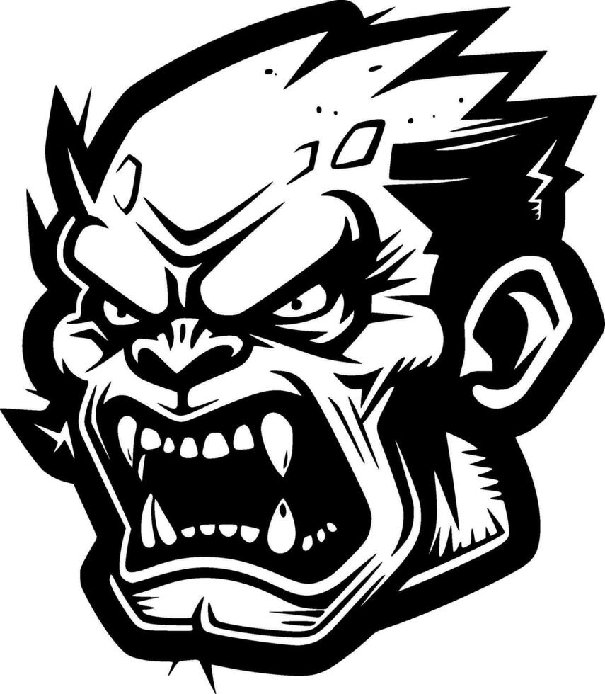 Zombie - High Quality Vector Logo - Vector illustration ideal for T-shirt graphic