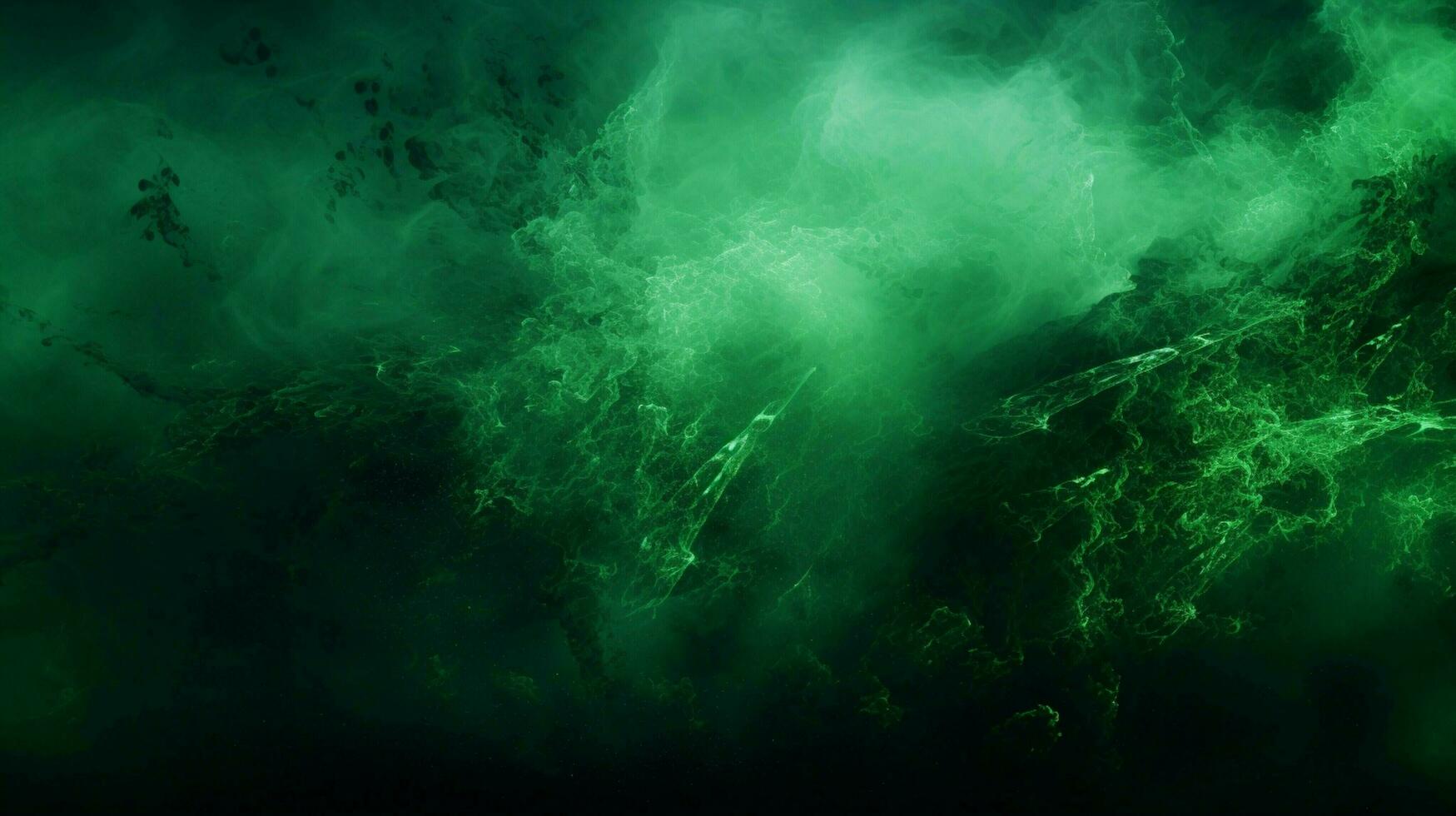 AI generated Dark green color splash background photo
