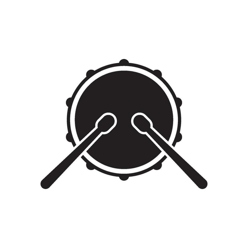 drum icon vector template