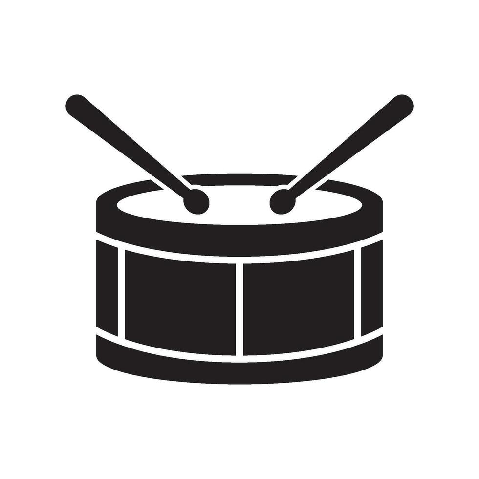 drum icon vector template