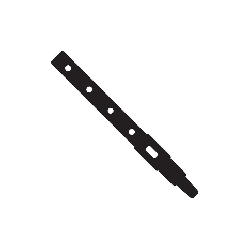 flute icon vector template
