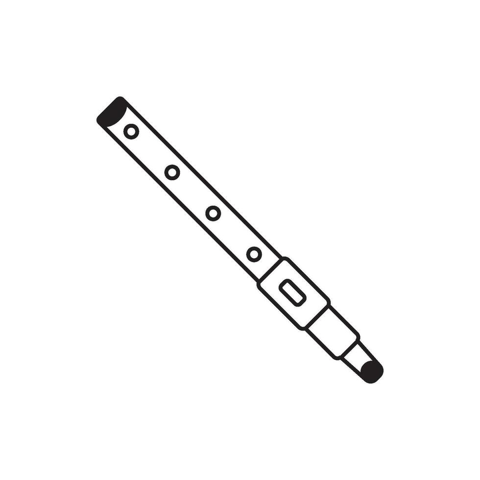 flute icon vector template