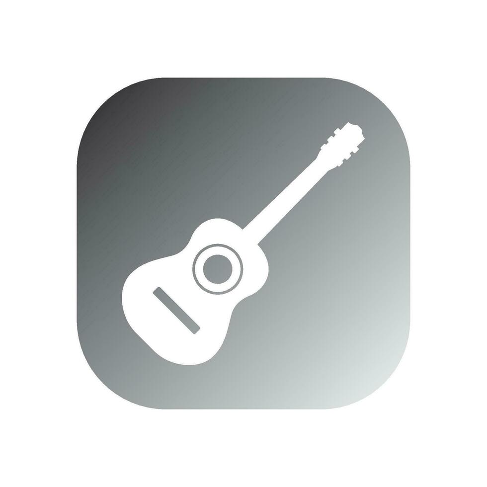 guitar icon vector template