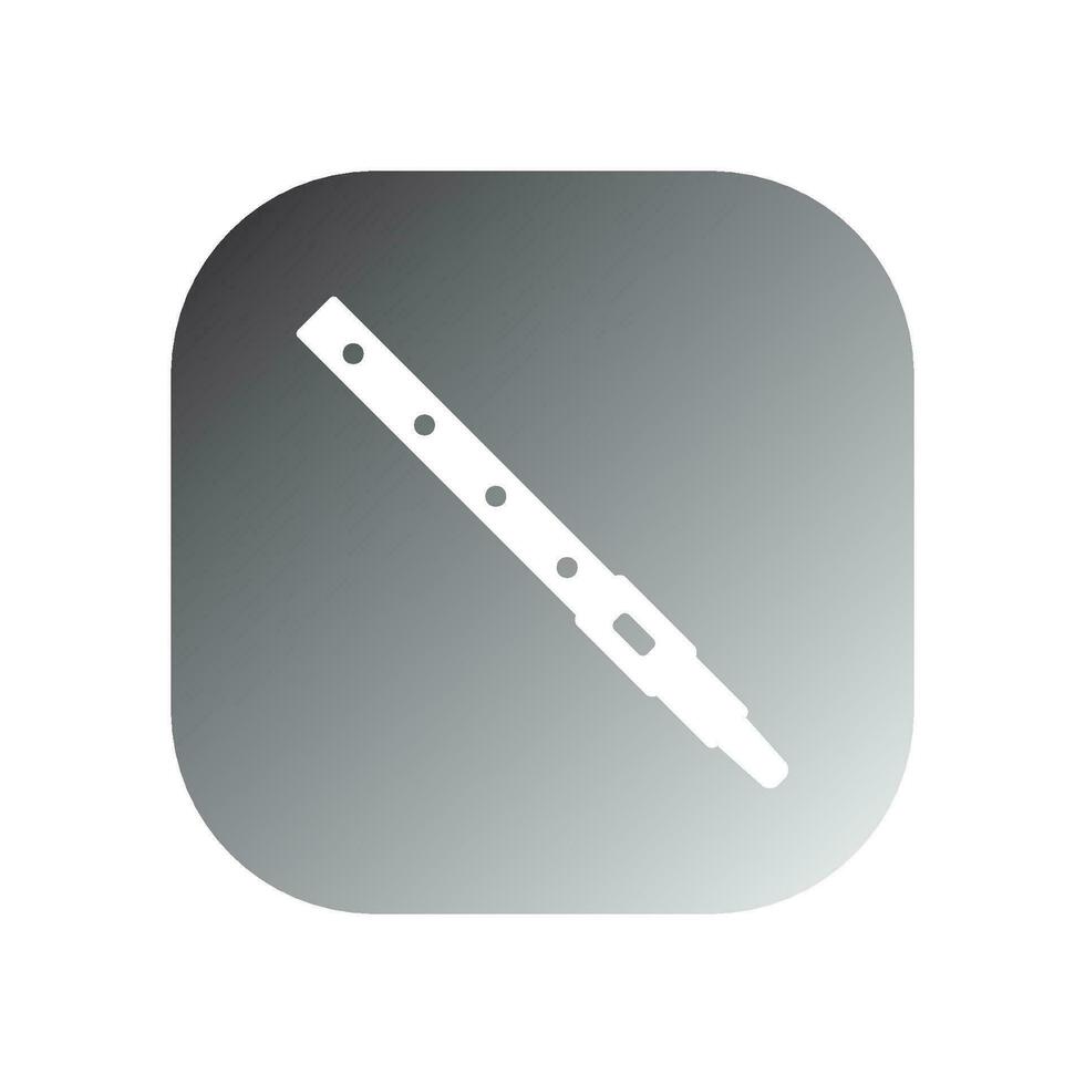 flute icon vector template