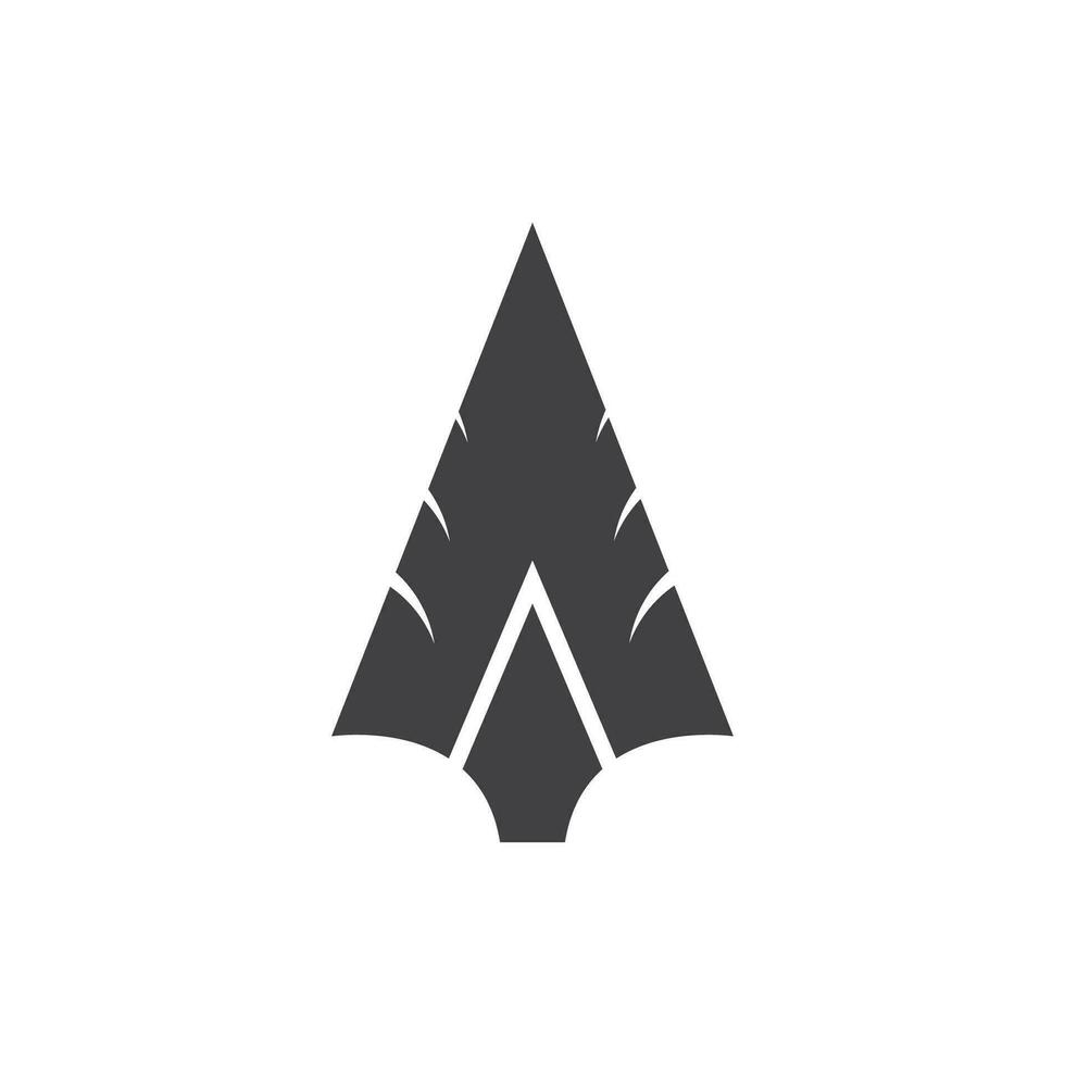 Spear logo vector design template