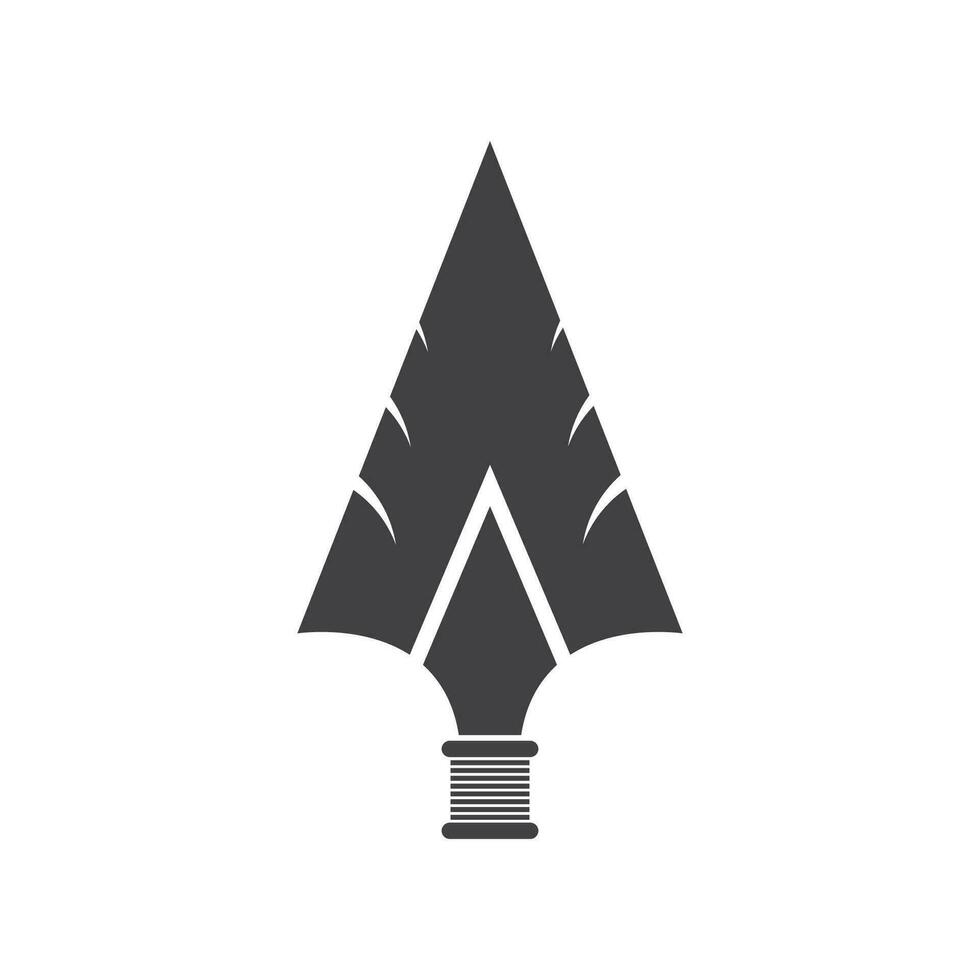 Spear logo vector design template