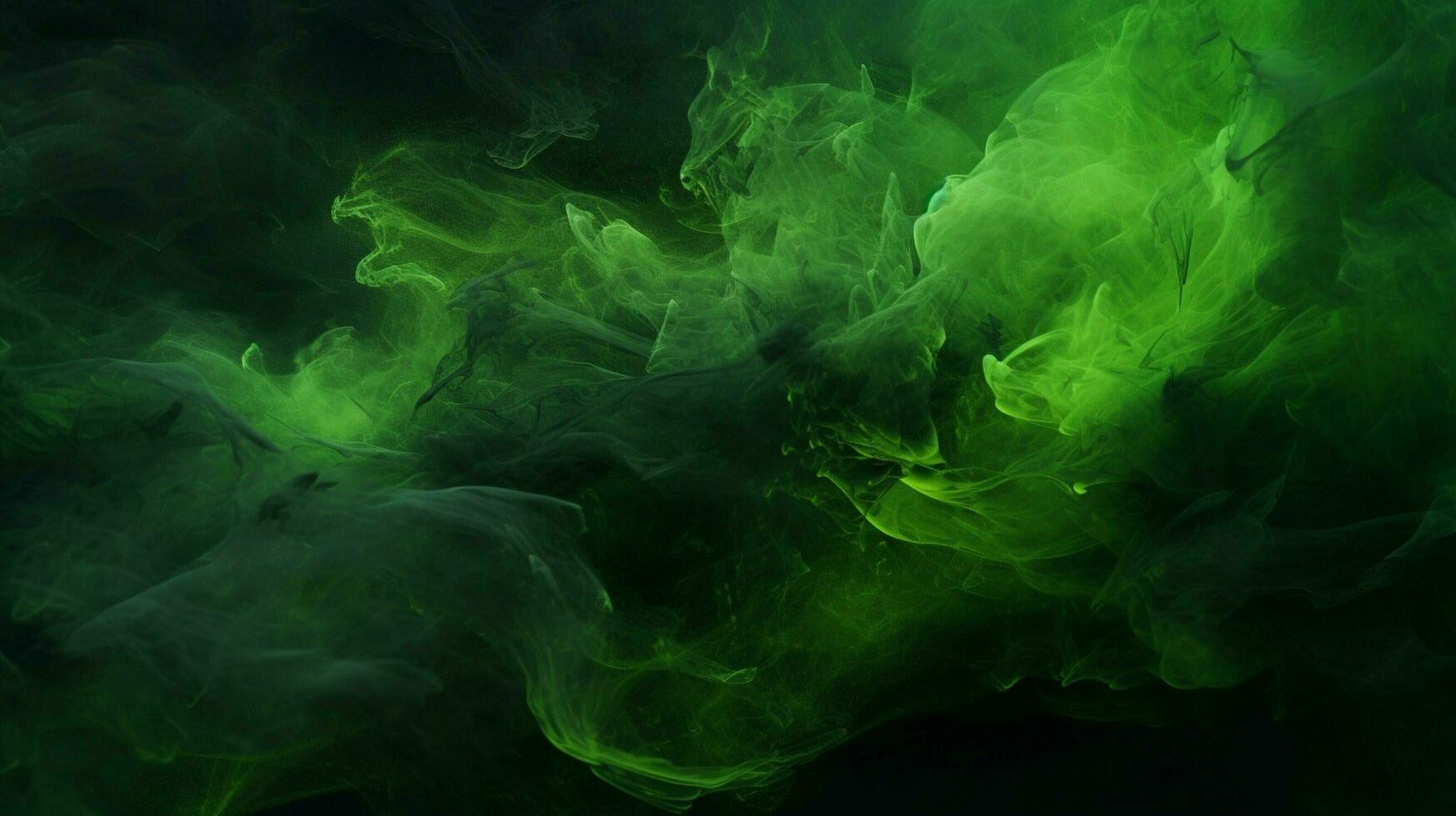AI generated Dark green color splash background photo