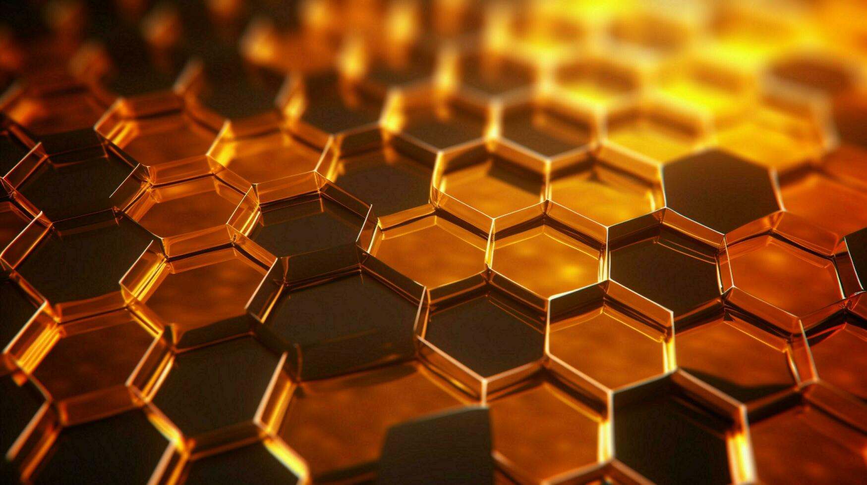 AI generated Honeycomb Textures background photo