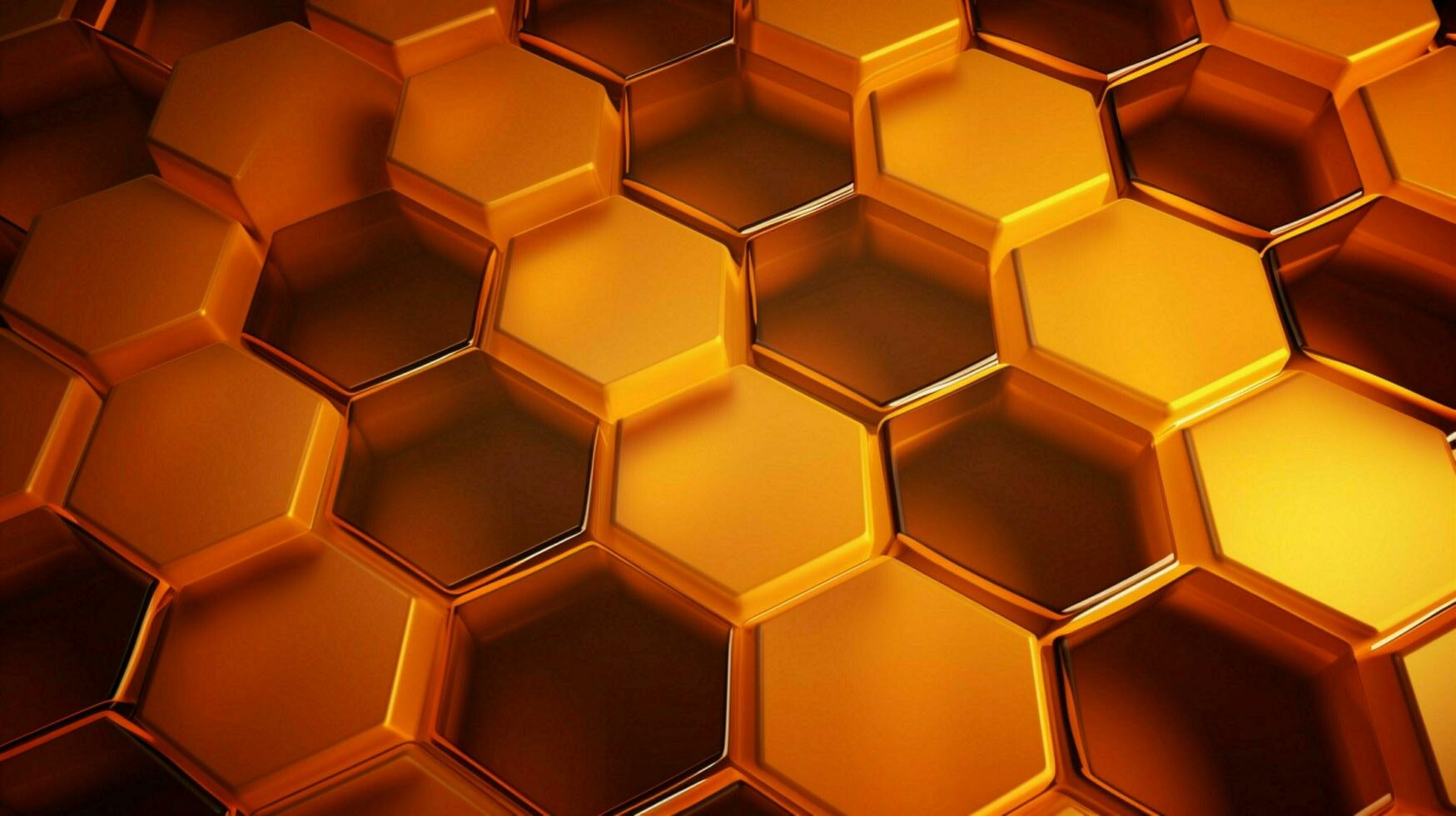 AI generated Honeycomb Patterns background photo