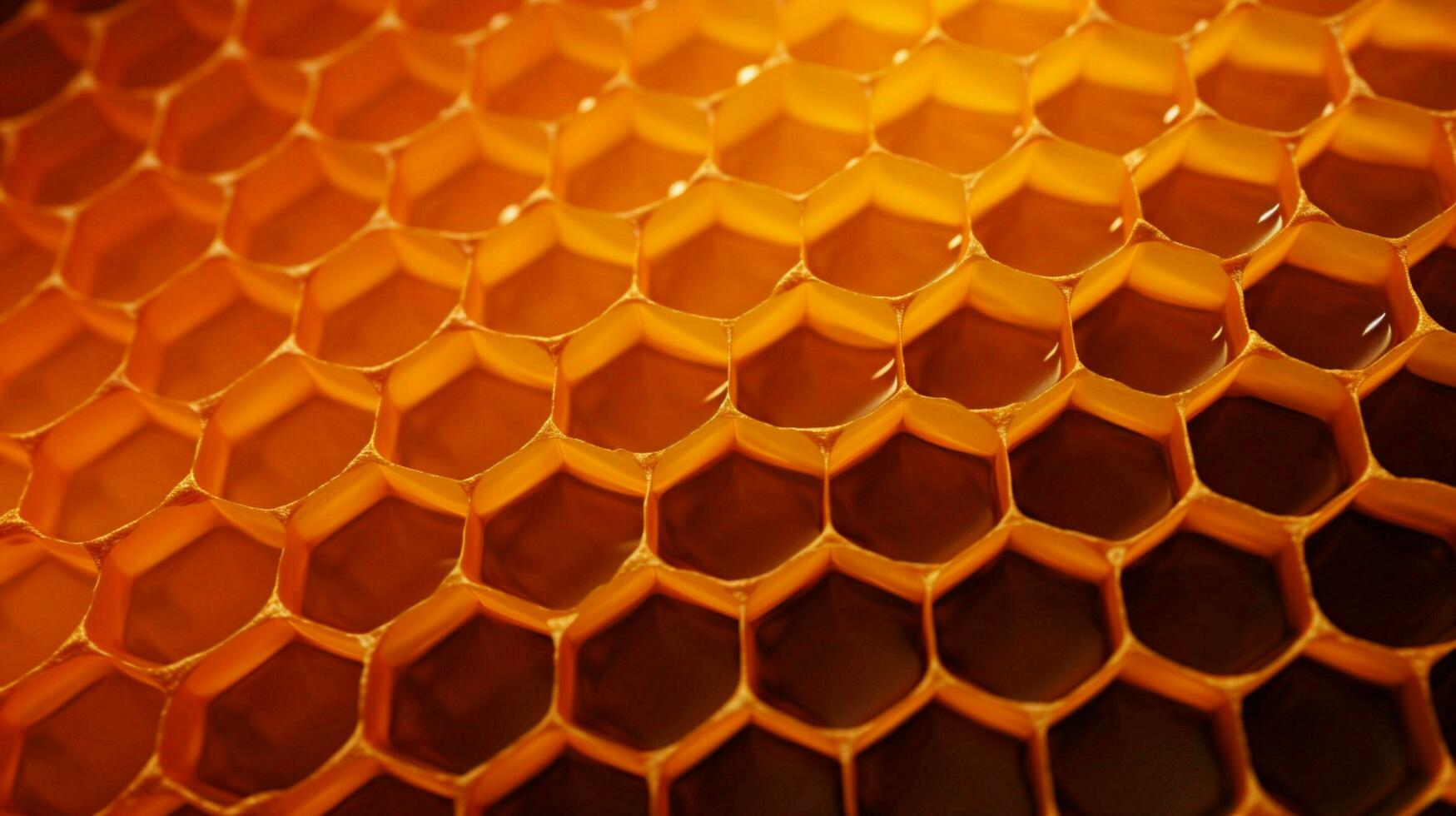AI generated Honeycomb Textures background photo