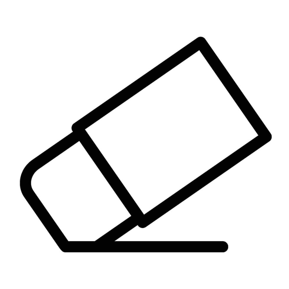 eraser icon for graphic and web design vector