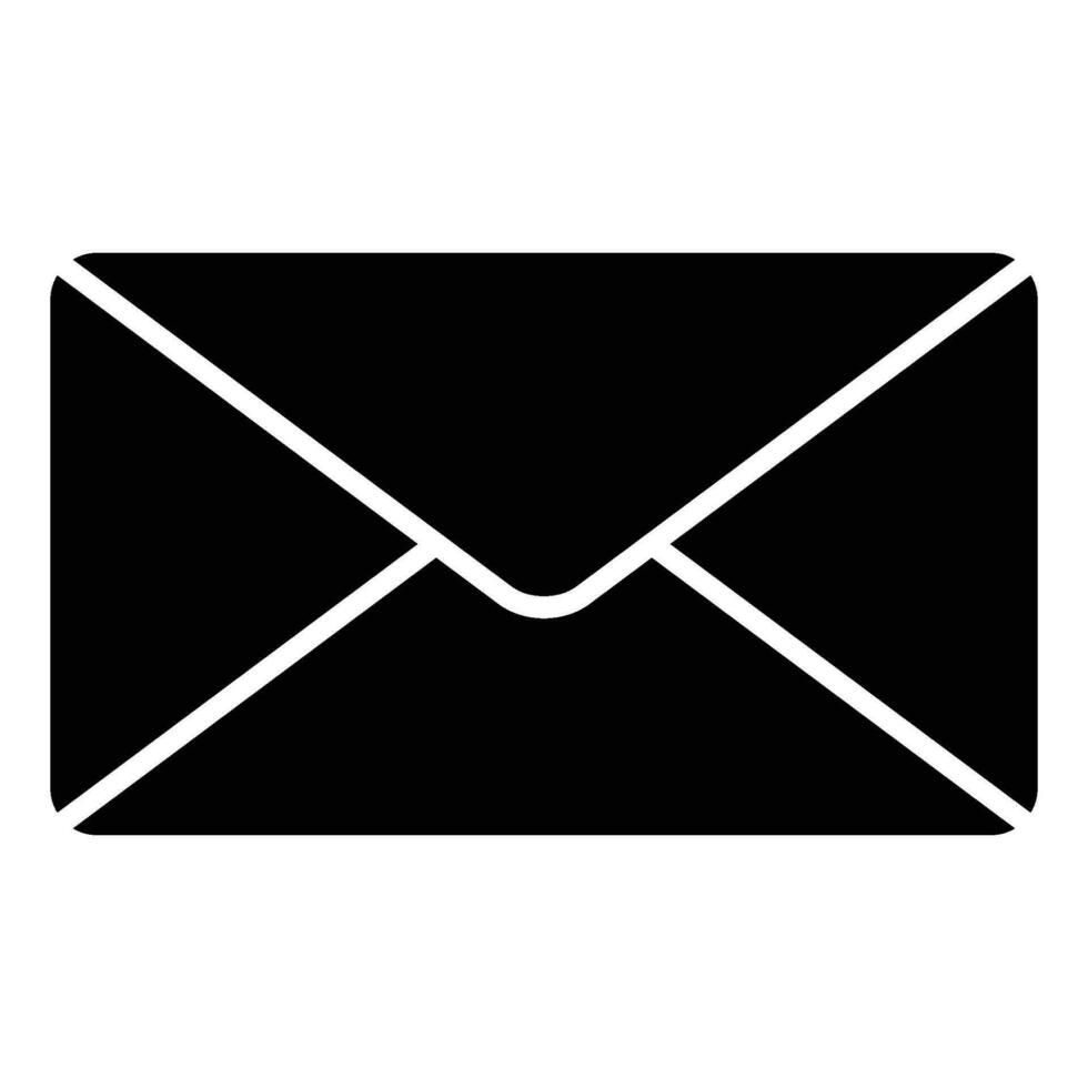 envelope icon for graphic and web design vector