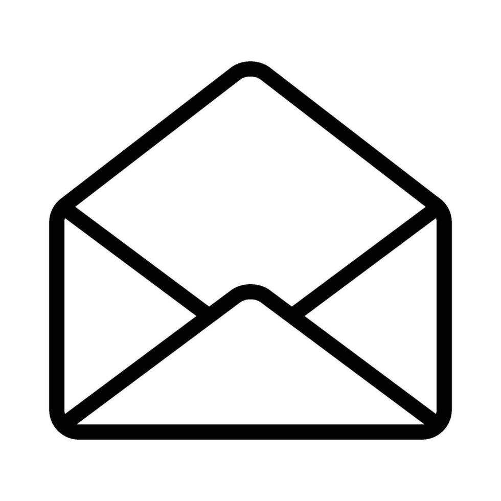 envelope icon for graphic and web design vector