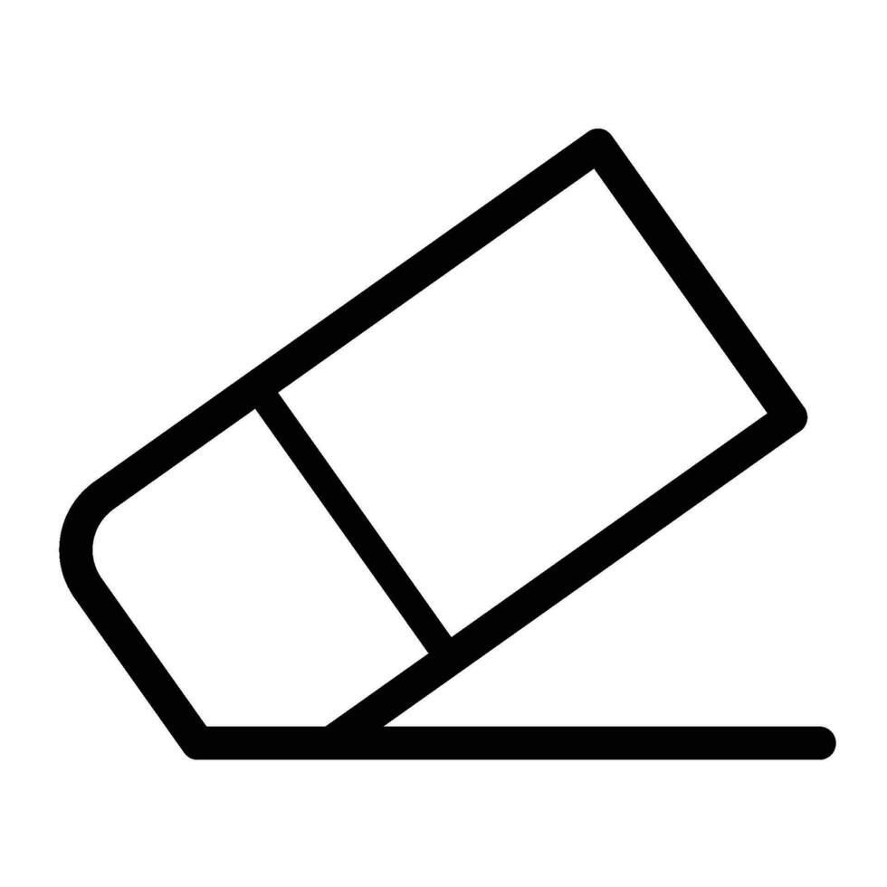 eraser icon for graphic and web design vector