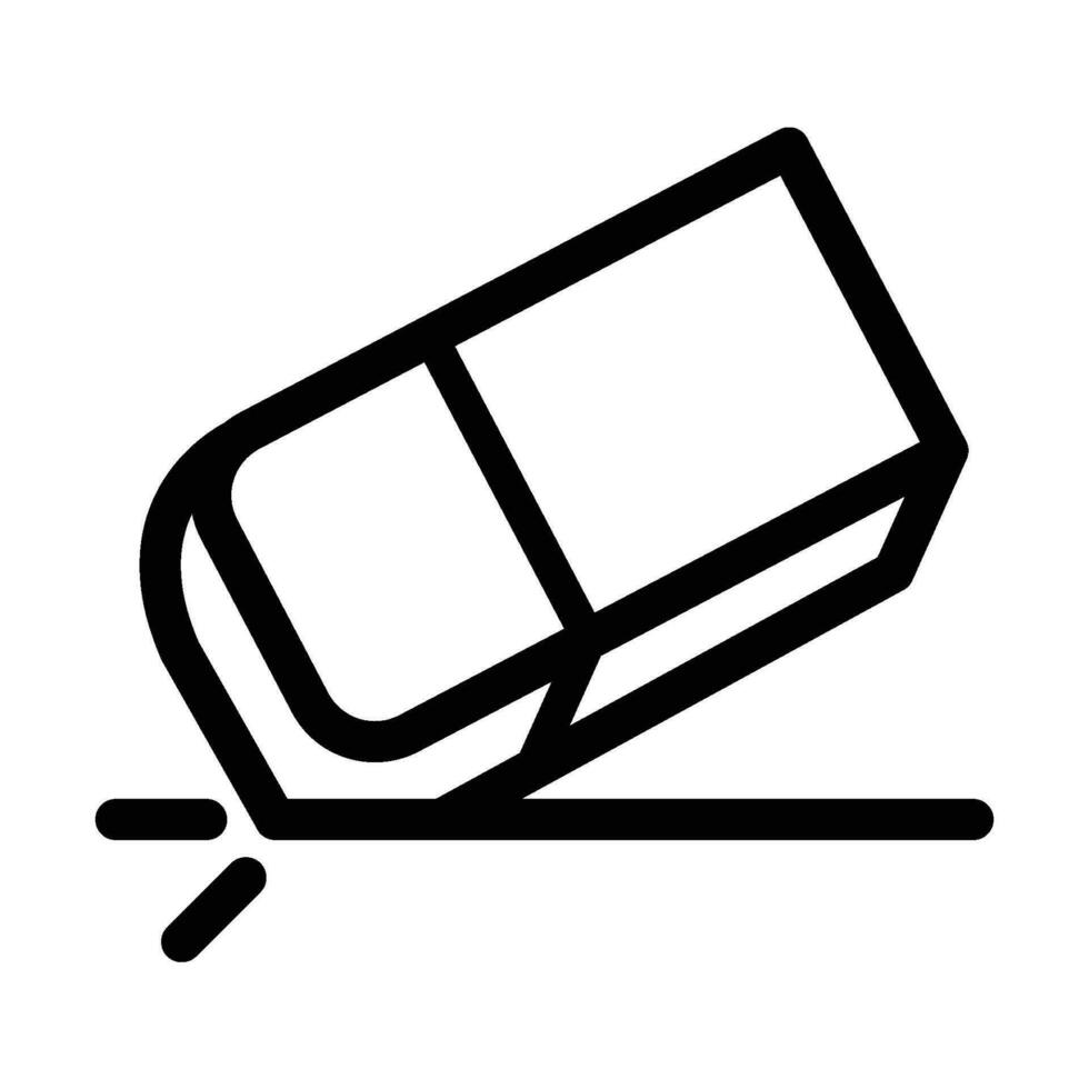 eraser icon for graphic and web design vector
