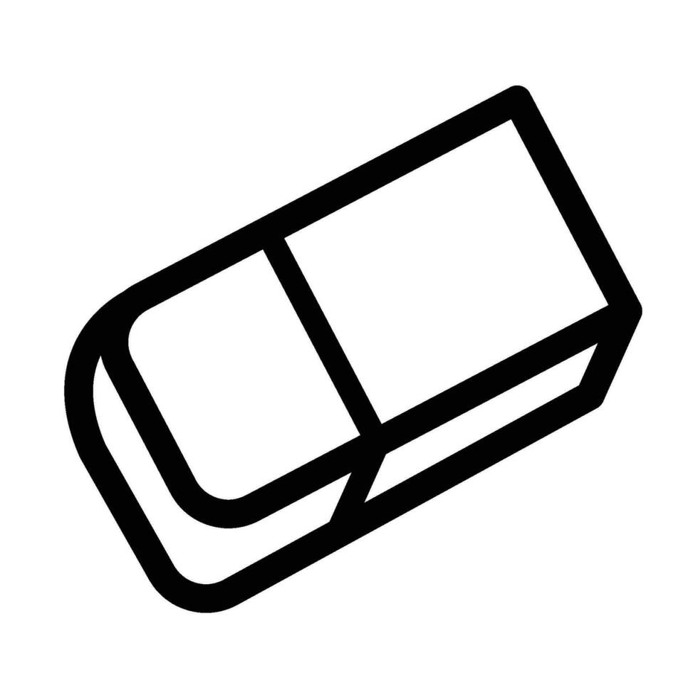 eraser icon for graphic and web design vector